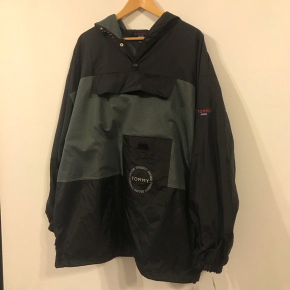 Tommy Jeans pullover Windbreaker. SZ XL - Picture 7 of 8